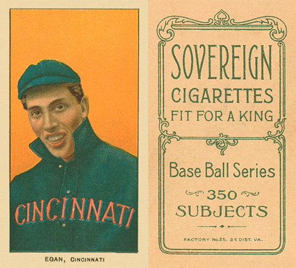 1909 White Borders Sovereign Dick Egan #159 Baseball Card