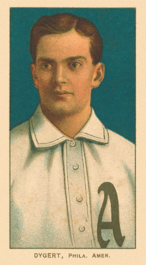 1909 White Borders Ghosts, Miscuts, Proofs, Blank Backs & Oddities Dygert, Phila. Amer. #157 Baseball Card