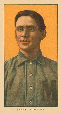 1909 White Borders Ghosts, Miscuts, Proofs, Blank Backs & Oddities Barry, Milwaukee #21 Baseball Card