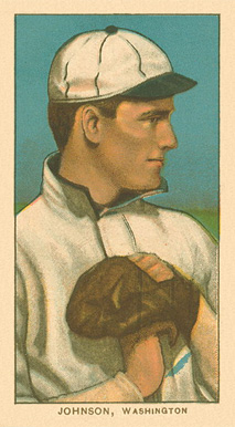 1909 White Borders Ghosts, Miscuts, Proofs, Blank Backs & Oddities Johnson, Washington #235 Baseball Card