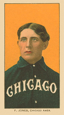 1909 White Borders Ghosts, Miscuts, Proofs, Blank Backs & Oddities F. Jones, Chicago Amer. #238 Baseball Card