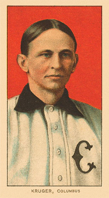 1909 White Borders Ghosts, Miscuts, Proofs, Blank Backs & Oddities Kruger, Columbus #267 Baseball Card