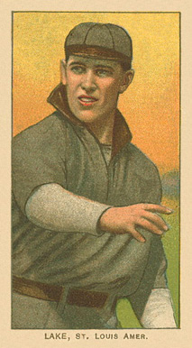 1909 White Borders Ghosts, Miscuts, Proofs, Blank Backs & Oddities Lake, St. Louis Amer. #274 Baseball Card