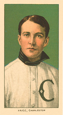 1909 White Borders Ghosts, Miscuts, Proofs, Blank Backs & Oddities Paige, Charleston #377 Baseball Card