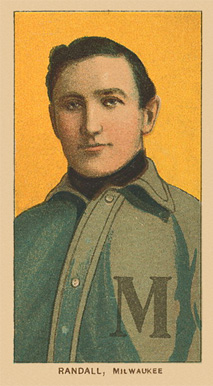 1909 White Borders Ghosts, Miscuts, Proofs, Blank Backs & Oddities Randall, Milwaukee #403 Baseball Card