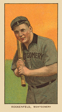 1909 White Borders Ghosts, Miscuts, Proofs, Blank Backs & Oddities Rockenfeld, Montgomery #414 Baseball Card