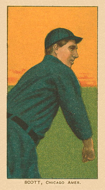 1909 White Borders Ghosts, Miscuts, Proofs, Blank Backs & Oddities Scott, Chicago Amer. #432 Baseball Card