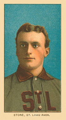 1909 White Borders Ghosts, Miscuts, Proofs, Blank Backs & Oddities Stone, St. Louis Amer. #466 Baseball Card