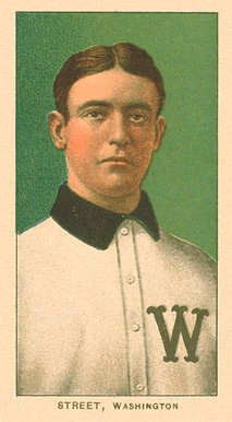 1909 White Borders Ghosts, Miscuts, Proofs, Blank Backs & Oddities Street, Washington #471 Baseball Card