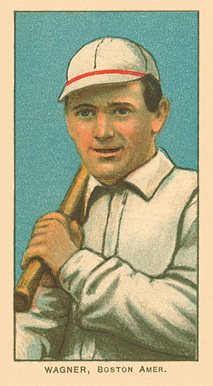 1909 White Borders Ghosts, Miscuts, Proofs, Blank Backs & Oddities Wagner, Boston Amer. #496 Baseball Card