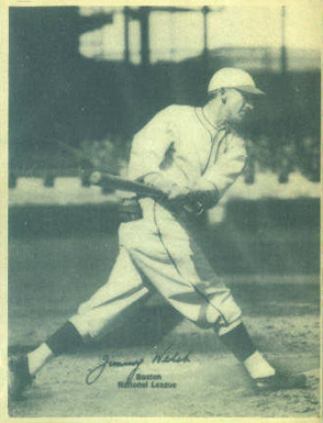 1929 Kashin Publications Jimmy Welsh # Baseball Card