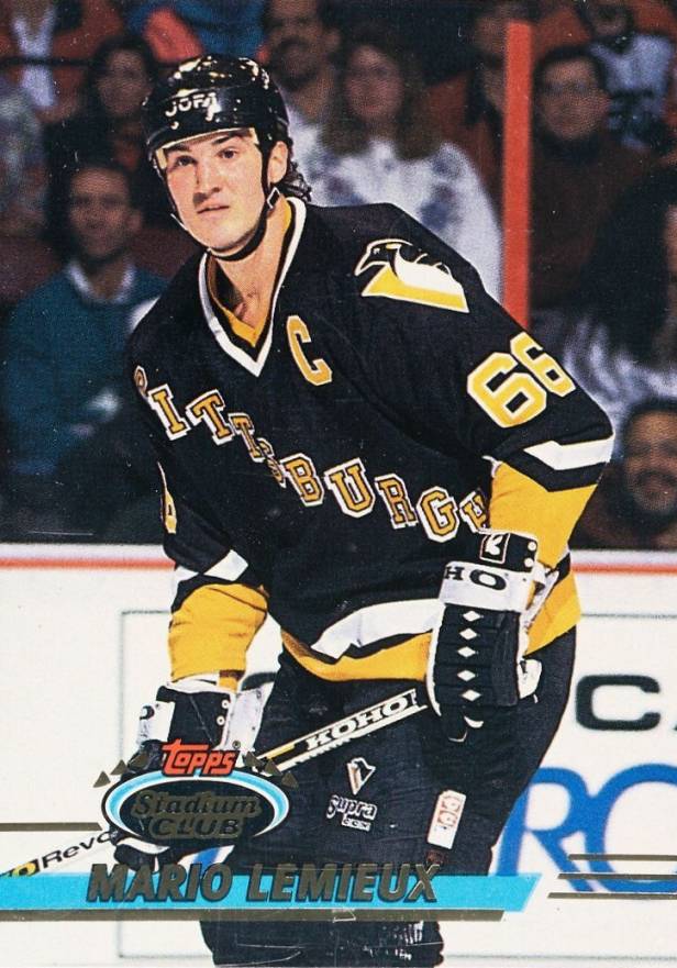 1993 Stadium Club Mario Lemieux #310 Hockey Card