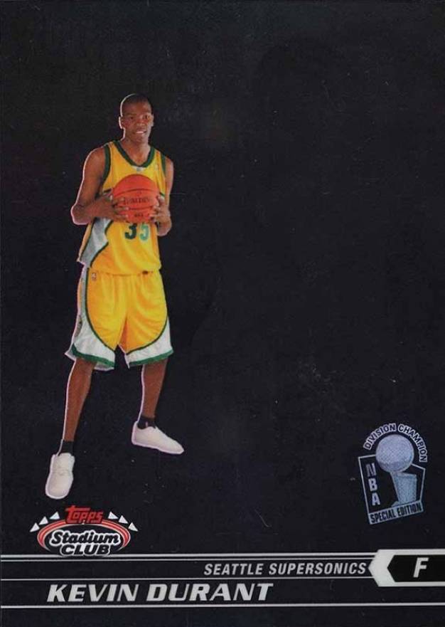 2007 Stadium Club Kevin Durant #102 Basketball Card