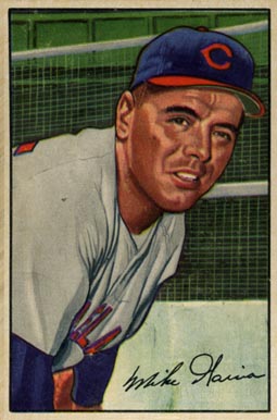 1952 Bowman Mike Garcia #7 Baseball Card