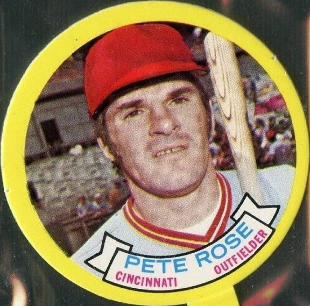 1973 Topps Candy Lids Pete Rose # Baseball Card