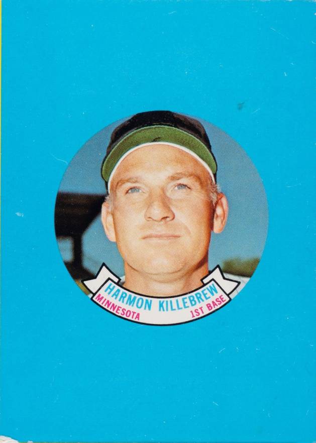 1973 Topps Candy Lids Harmon Killebrew # Baseball Card