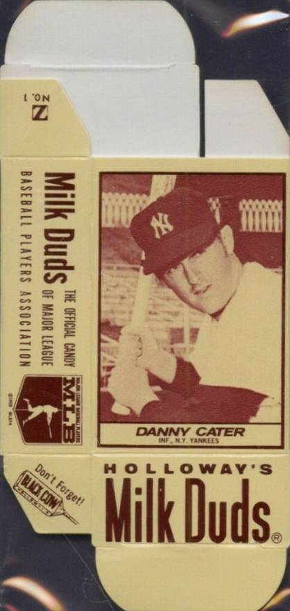 1971 Milk Duds Complete Box Danny Cater #24 Baseball Card