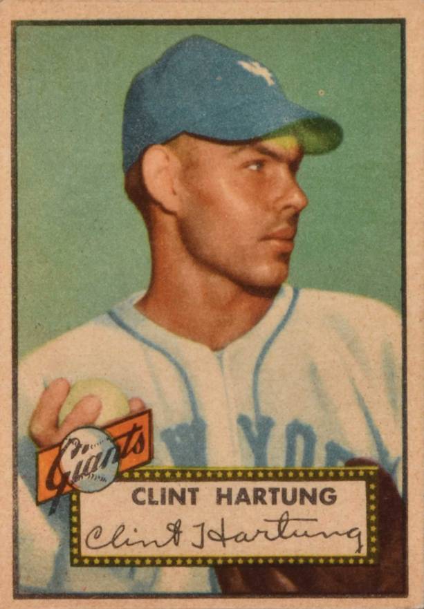 1952 Topps Clint Hartung #141g Baseball Card