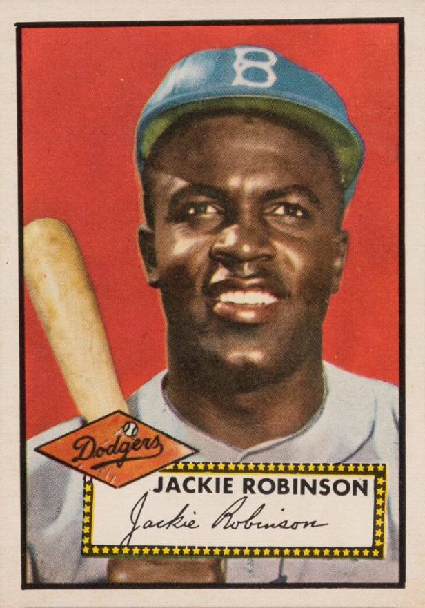 1952 Topps Jackie Robinson #312 Baseball Card