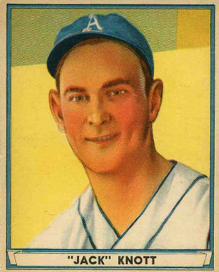 1941 Play Ball Jack Knott #68 Baseball Card