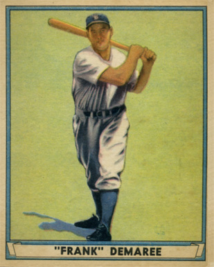 1941 Play Ball Frank Demaree #58 Baseball Card