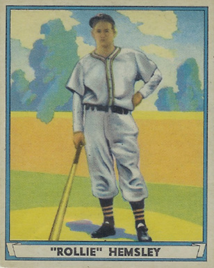 1941 Play Ball Rollie Hemsley #34 Baseball Card