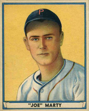 1941 Play Ball Joe Marty #28 Baseball Card