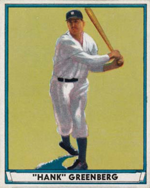 1941 Play Ball Hank Greenberg #18 Baseball Card