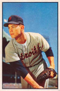 1953 Bowman Color Art Houtteman #4 Baseball Card