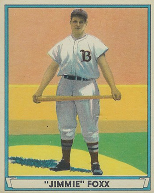 1941 Play Ball Jimmie Foxx #13 Baseball Card