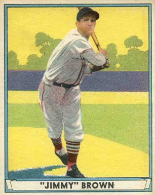 1941 Play Ball Jimmy Brown #12 Baseball Card