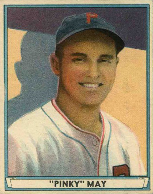 1941 Play Ball Pinky May #9 Baseball Card