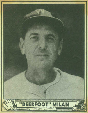 1940 Play Ball "Deerfoot" Milan #130 Baseball Card