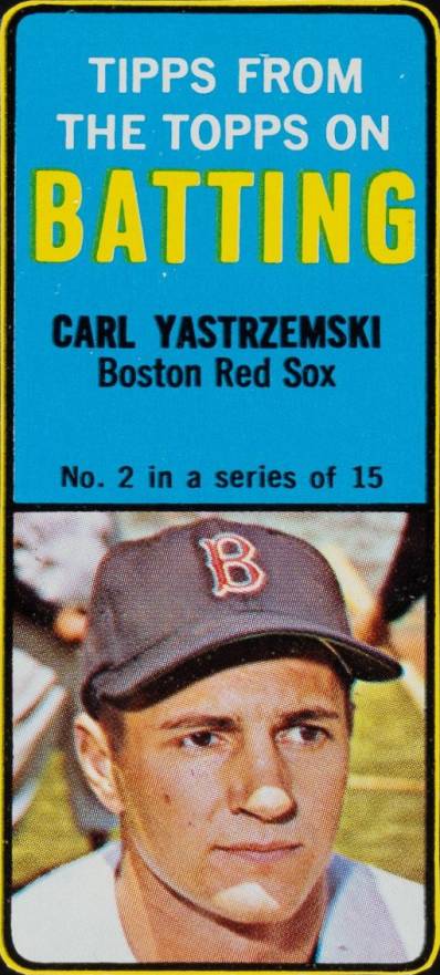 1968 Bazooka  Carl Yastrzemski #2 Baseball Card