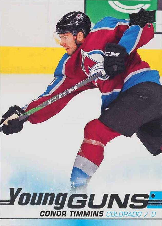 2019 Upper Deck Conor Timmins #203 Hockey Card