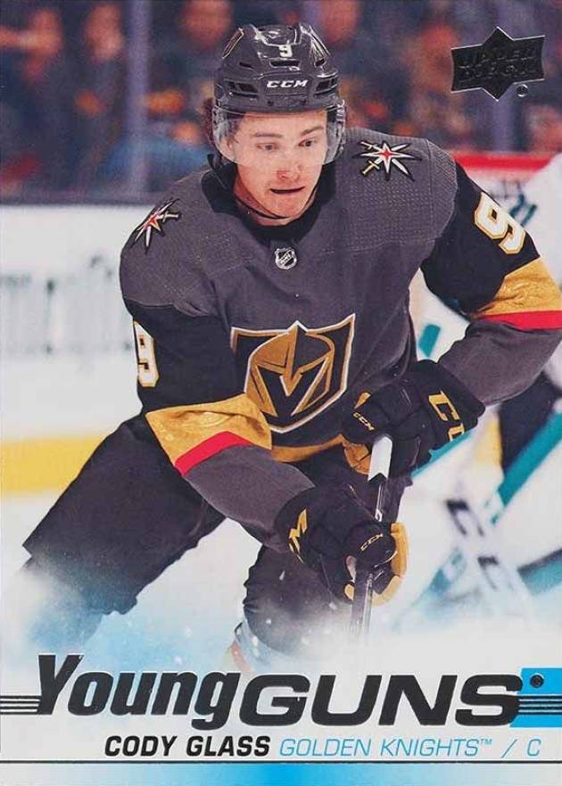 2019 Upper Deck Cody Glass #237 Hockey Card