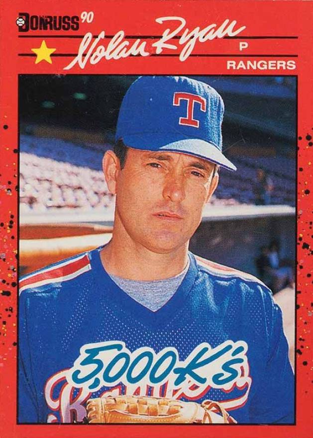1990 Donruss Nolan Ryan #659 Baseball Card