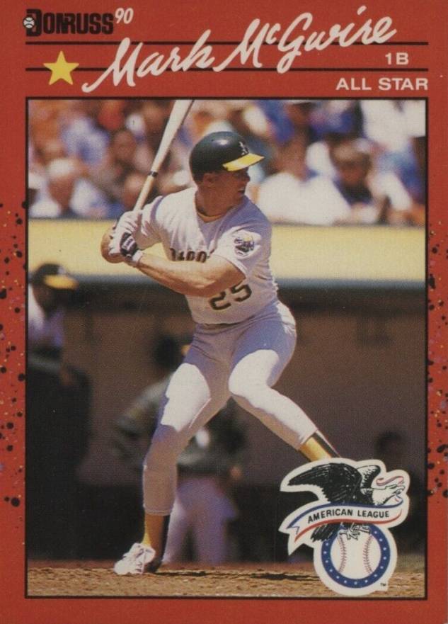 1990 Donruss Mark McGwire #697 Baseball Card