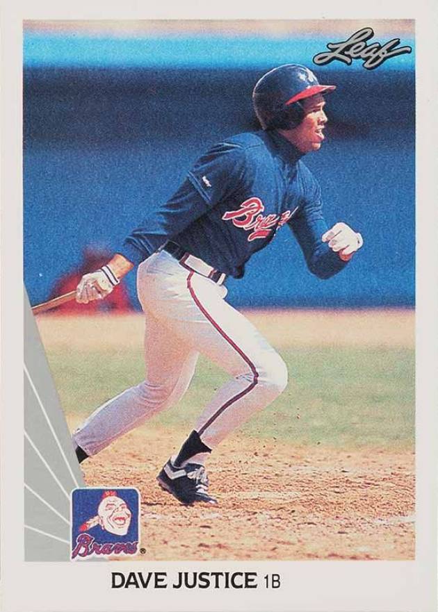 1990 Leaf David Justice #297 Baseball Card