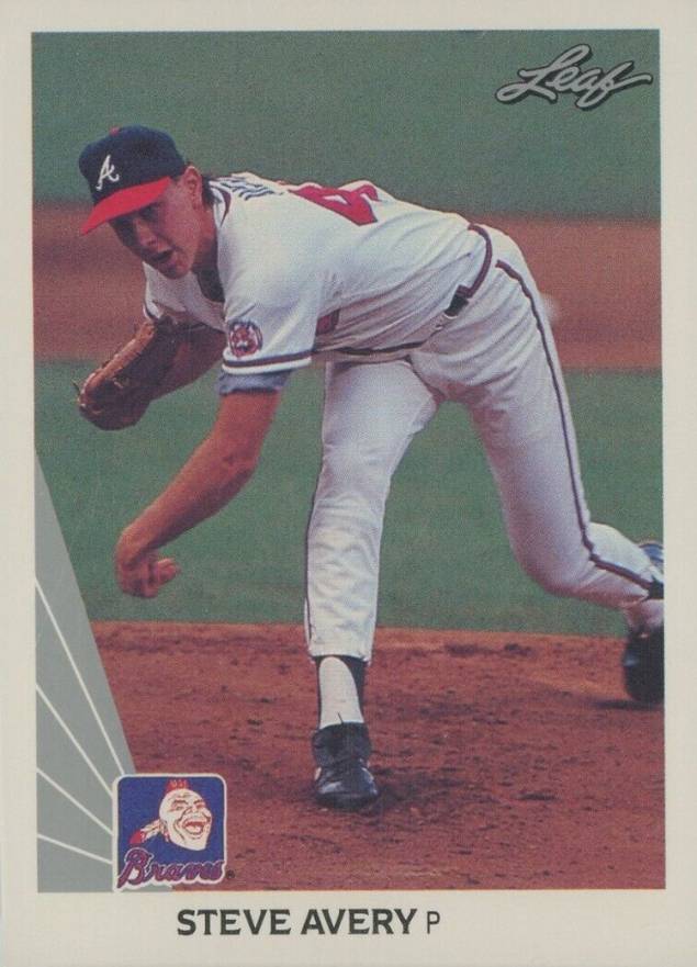 1990 Leaf Steve Avery #481 Baseball Card