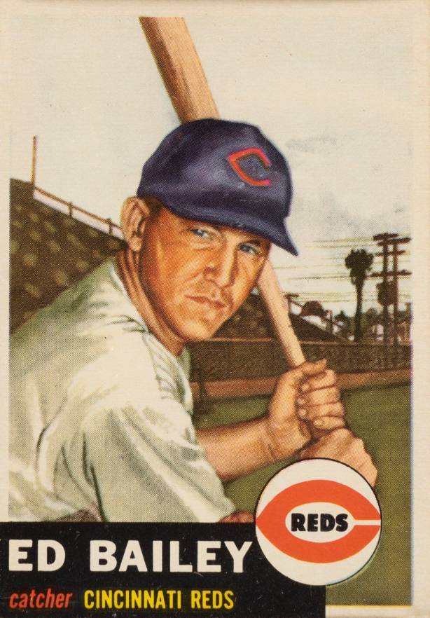 1953 Topps Ed Bailey #206 Baseball Card