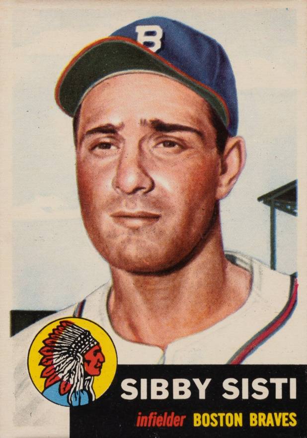 1953 Topps Sibby Sisti #124 Baseball Card