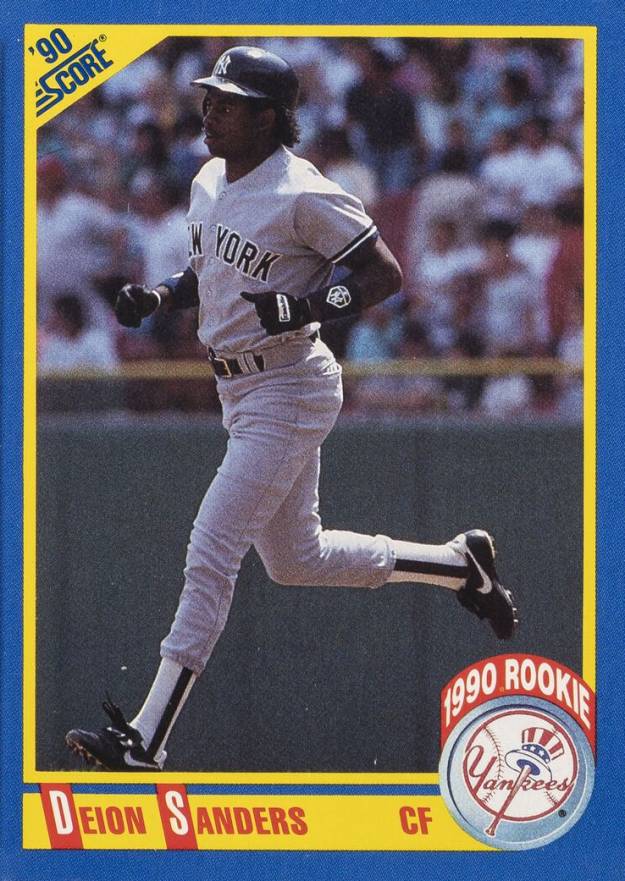 1990 Score Deion Sanders #586 Baseball Card