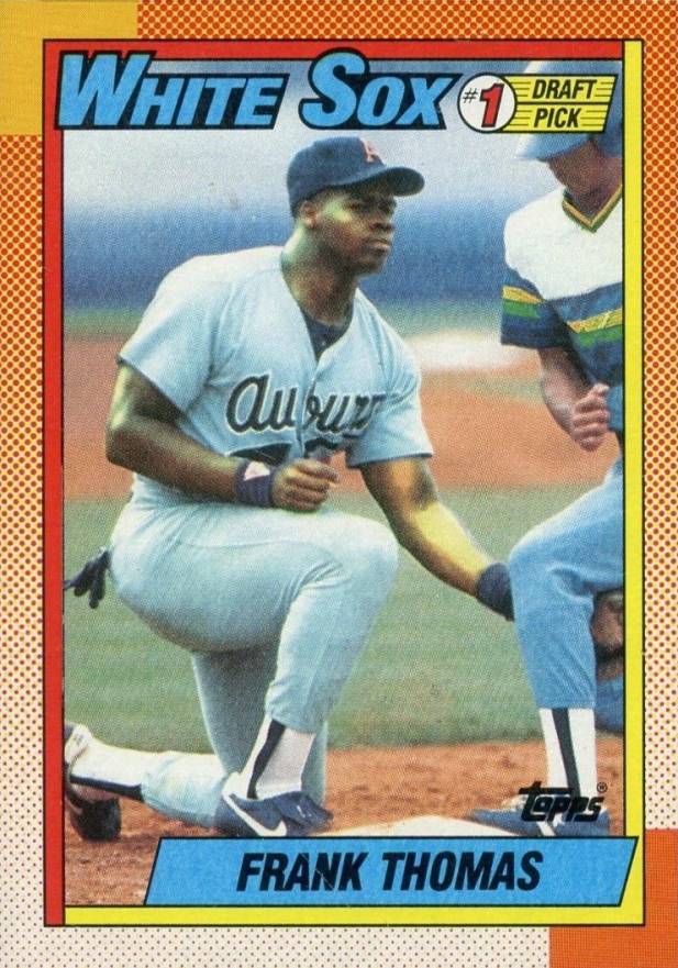 1990 Topps Frank Thomas #414 Baseball Card