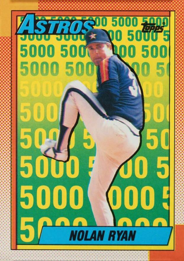 1990 Topps Nolan Ryan #4 Baseball Card