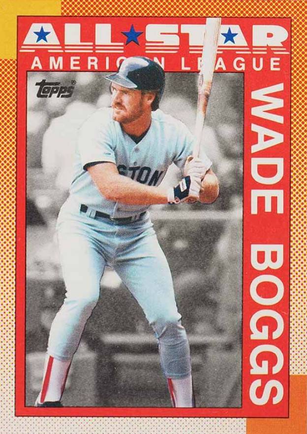 1990 Topps Wade Boggs #387 Baseball Card