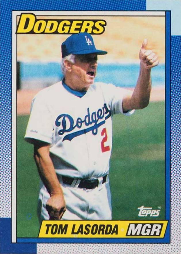 1990 Topps Tom Lasorda #669 Baseball Card