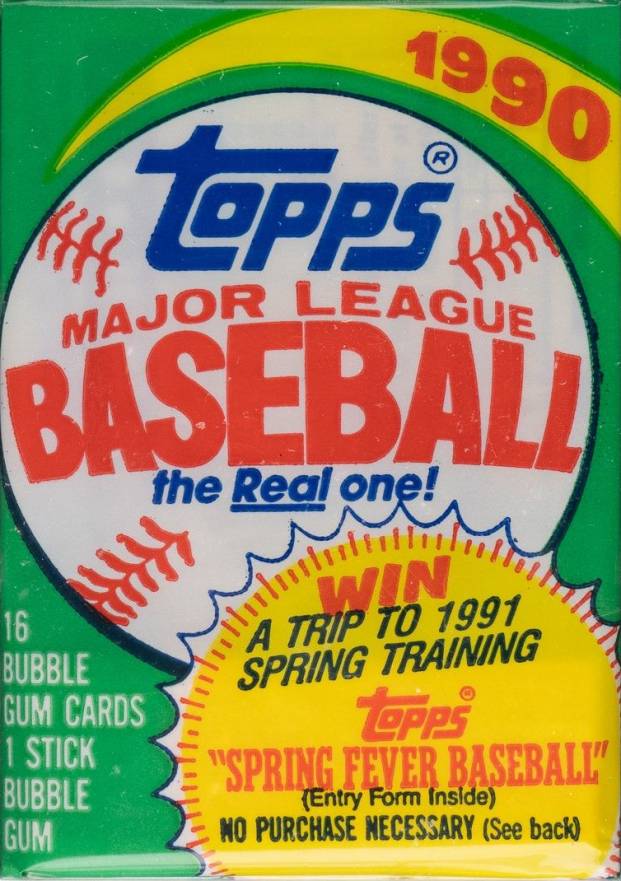 1990 Topps Cello Pack #CP Baseball Card