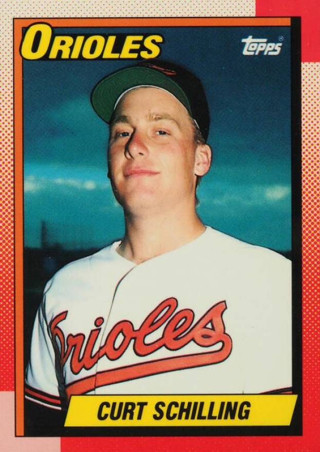 1990 Topps Tiffany Curt Schilling #97 Baseball Card