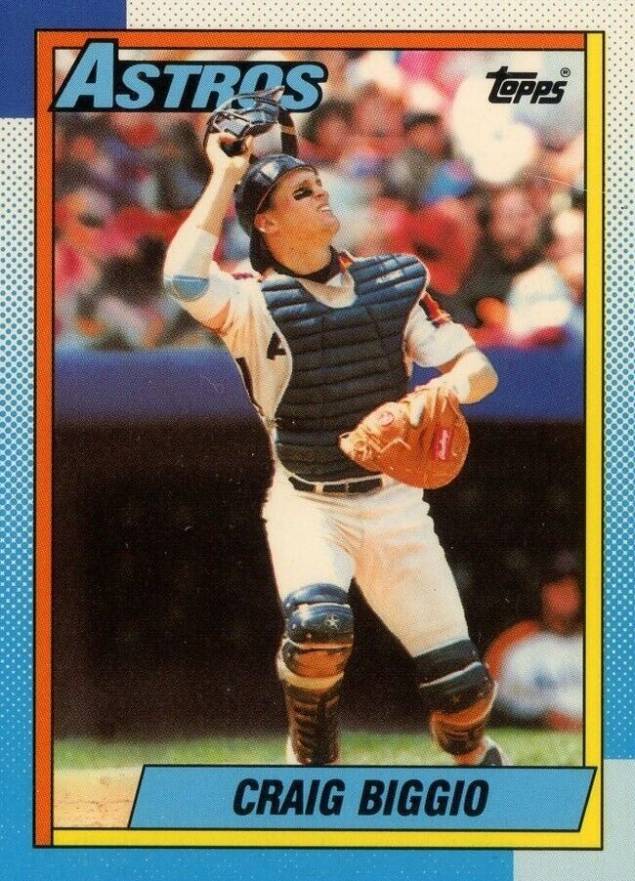 1990 Topps Tiffany Craig Biggio #157 Baseball Card